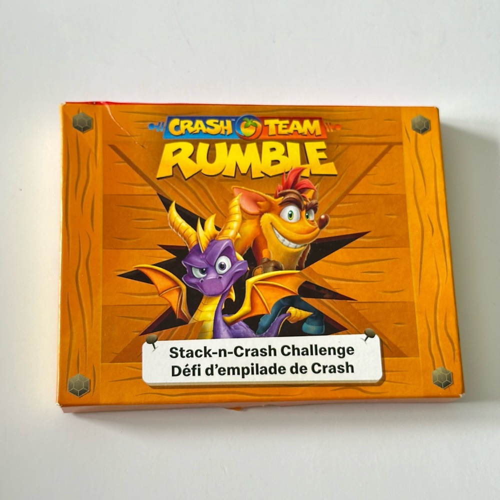 2023 McDonalds Crash Team Rumble Game #6 Stack n Crash Kids Happy Meal Toy
